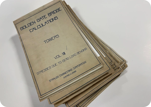 Golden Gate Bridge Historical Archive Scanning