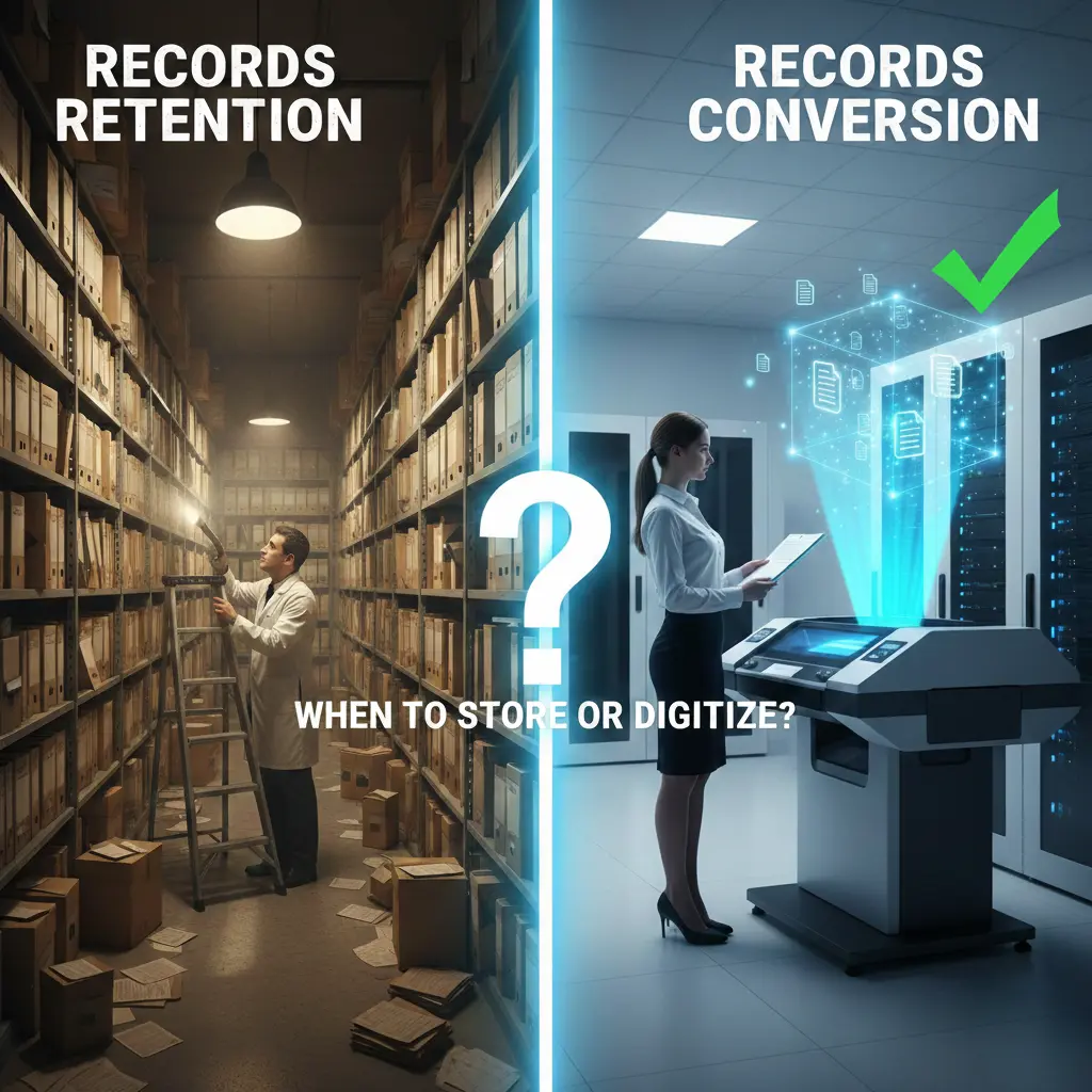 Digital vs Physical Records Digital vs Physical Records