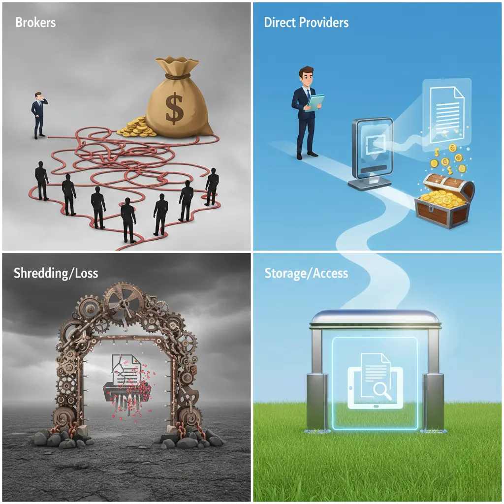 Scanning in-house vs. outsourcing Scanning in-house vs. outsourcing