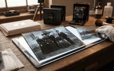 How to Scan and Preserve 19th Century Glass Plate Negatives?
