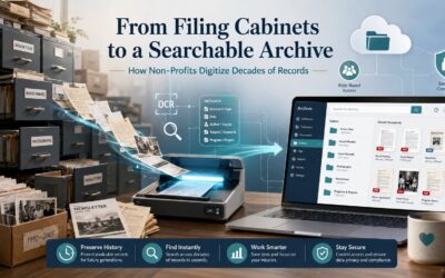 How Nonprofits Digitize Filing Cabinets Into a Searchable Archive?