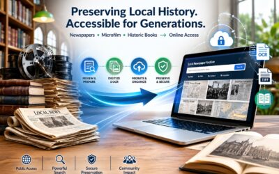 How Do Public Libraries Preserve Local Newspapers & Microfilm Online?