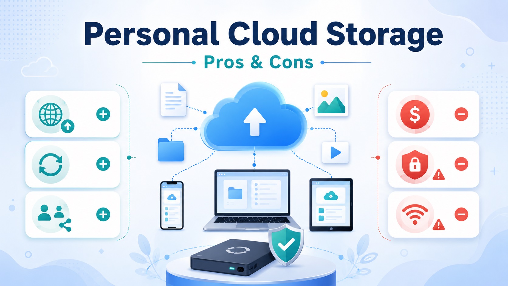 Pros and Cons of Personal Cloud Storage Pros and Cons of Personal Cloud Storage