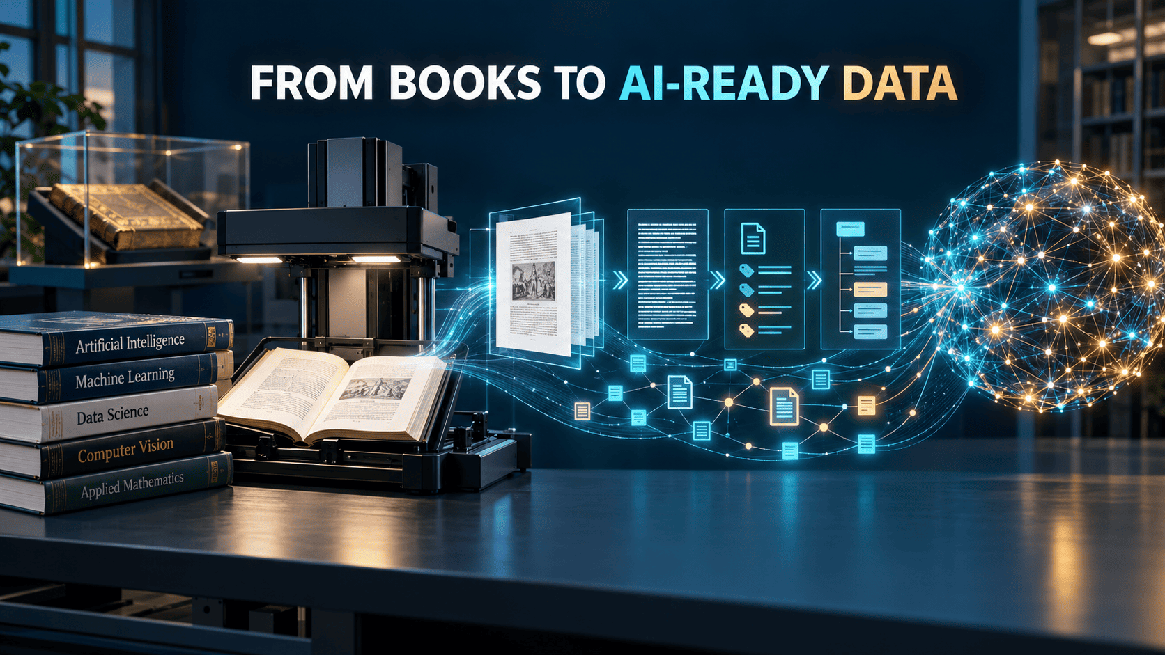 Large-Volume Destructive Book Scanning Services for AI Companies Large-Volume Destructive Book Scanning Services for AI Companies