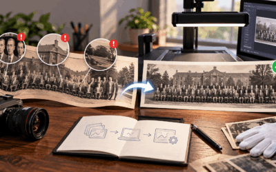 Panoramic Photos Gone Wrong: Causes, Fixes & Scanning Tips